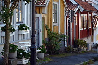 …w którym można zobaczyć tradycyjną skandynawską architekturę…