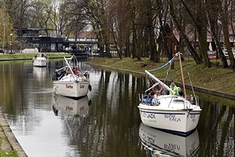 Nasze jachty na Kanale Łuczańskim